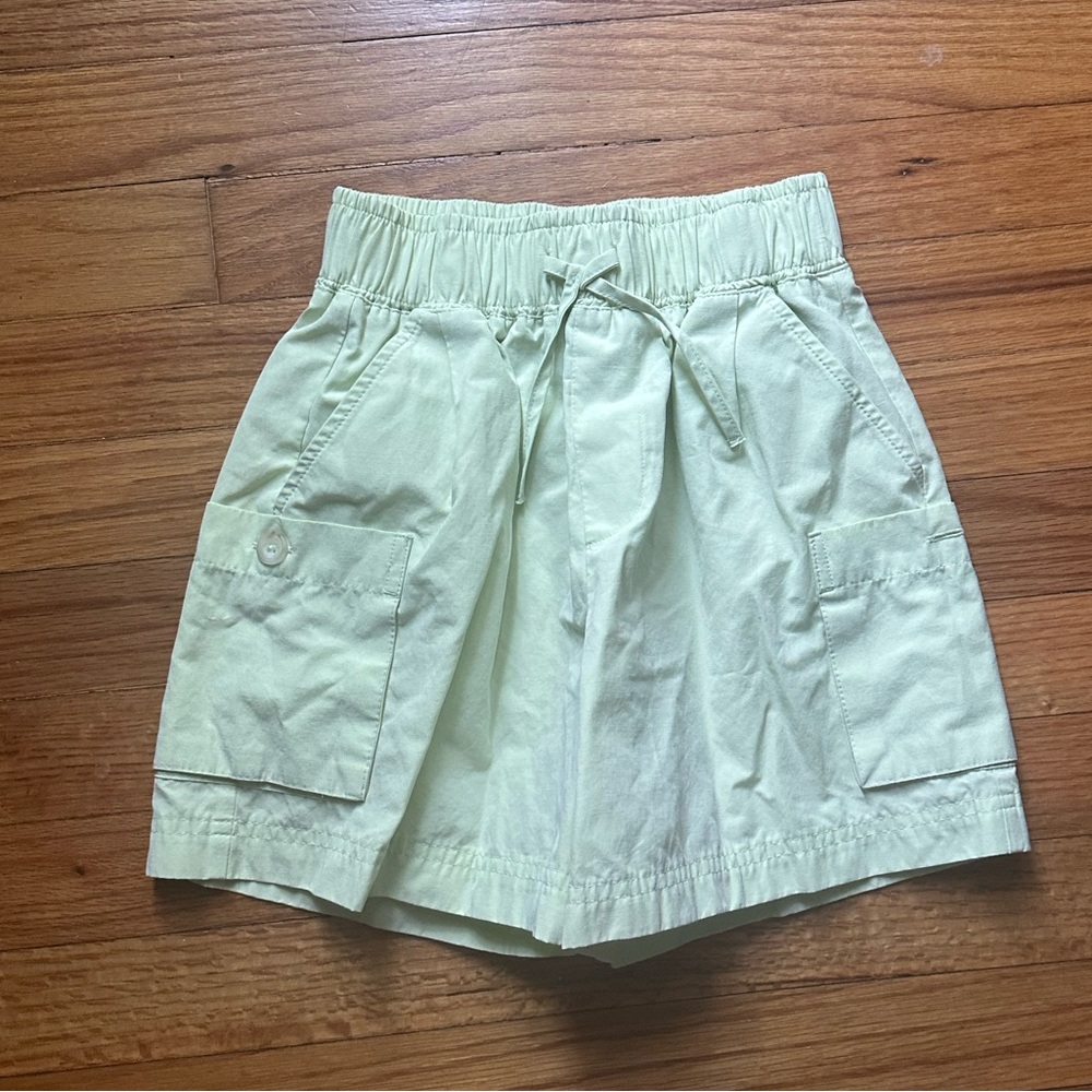 Zara Light Green Cargo Shorts